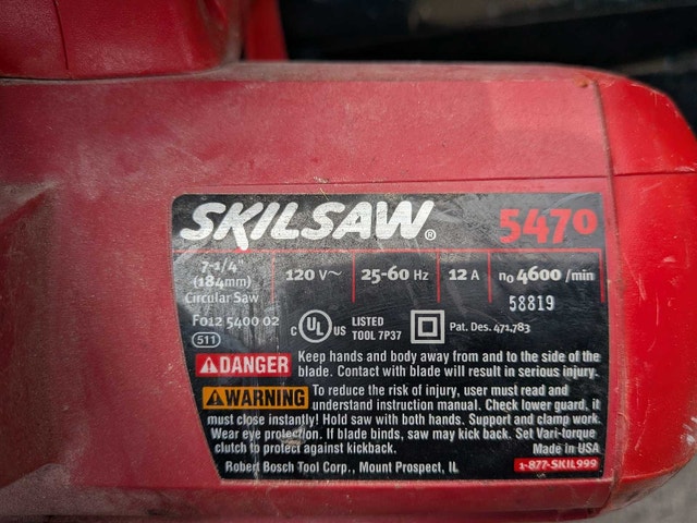 Skilsaw 5470 Circular Saw - photo 4