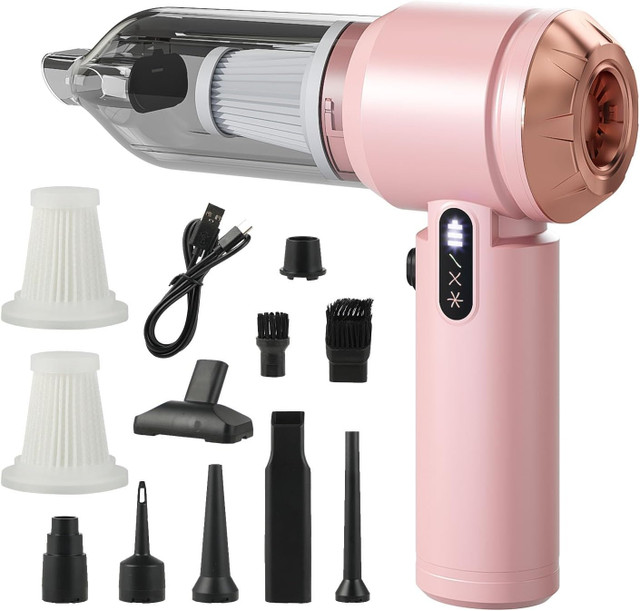 Cordless Car Vacuum – 26,000PA Powerful Suction (Brand New)