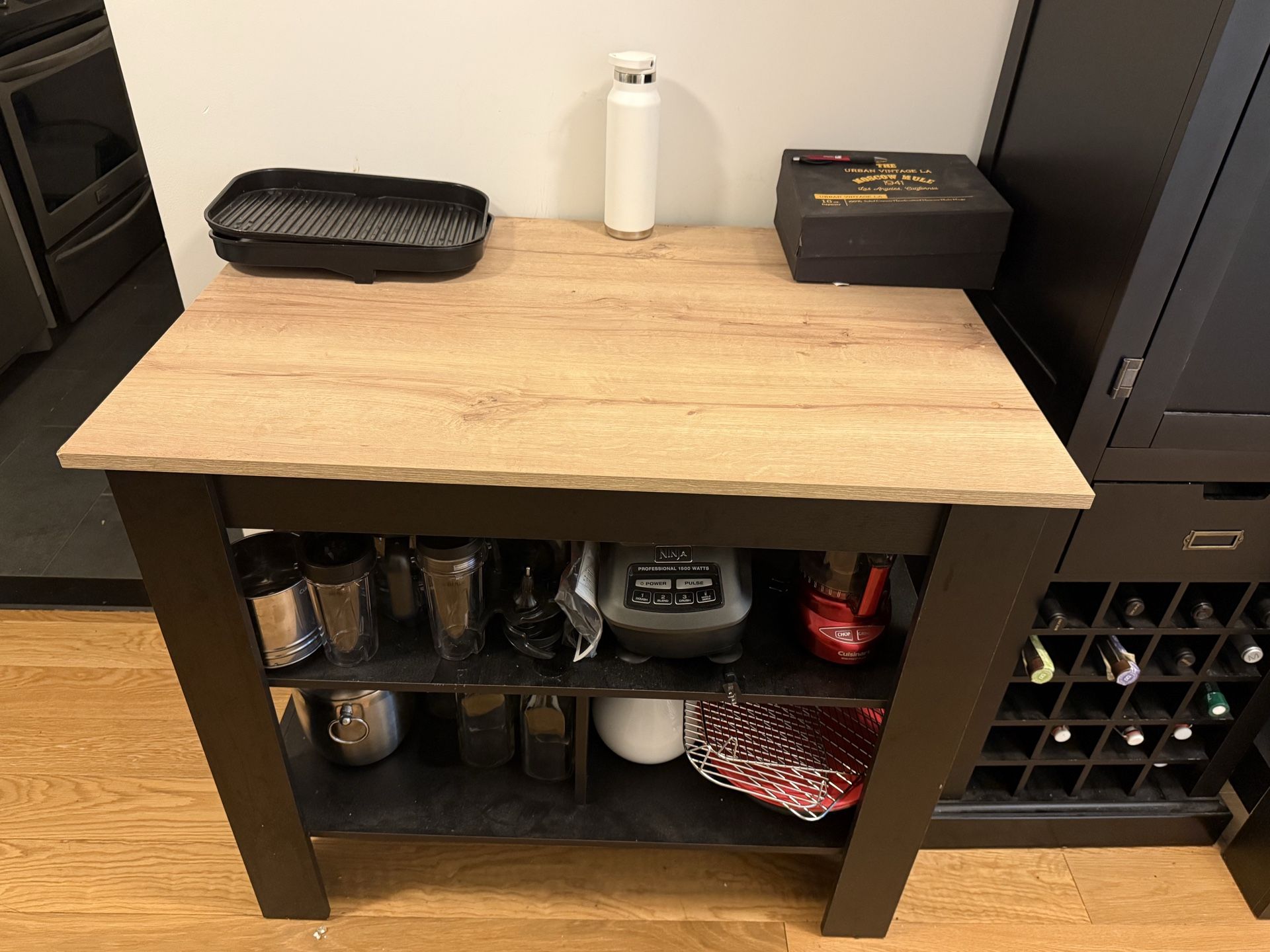 Moving Sale: Wood Kitchen Island