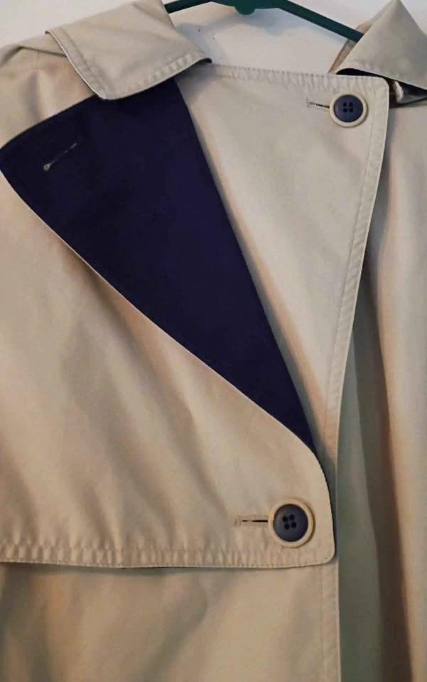 London Fog Vintage 90s Trench Coat Beige Size 10 Petite - photo 5