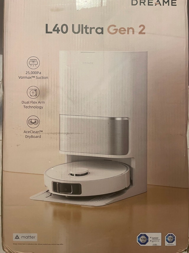 Dreame L40 Ultra Gen 2 - Self Emptying Vacuum and Mop