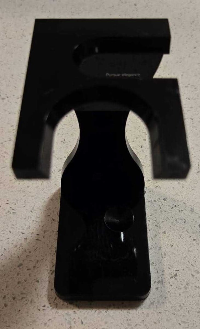 Razor & Shaving Brush Stand Only — Glossy Black - photo 3