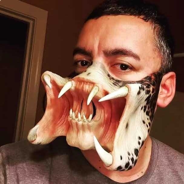 Predator “Feral Hunter” Mask – Perfect for Halloween & Cosplay - photo 4