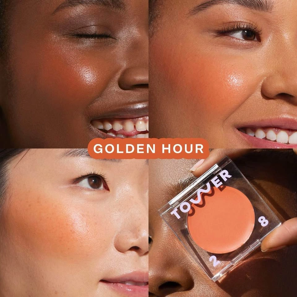 Tower 28 Beauty BeachPlease Lip + Cheek Cream Blush - Golden Hou - photo 2