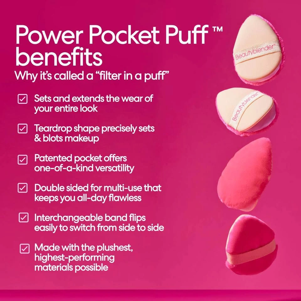 Beauty Blender Power Pocket Puff Dual Sided Powder Puff - photo 2