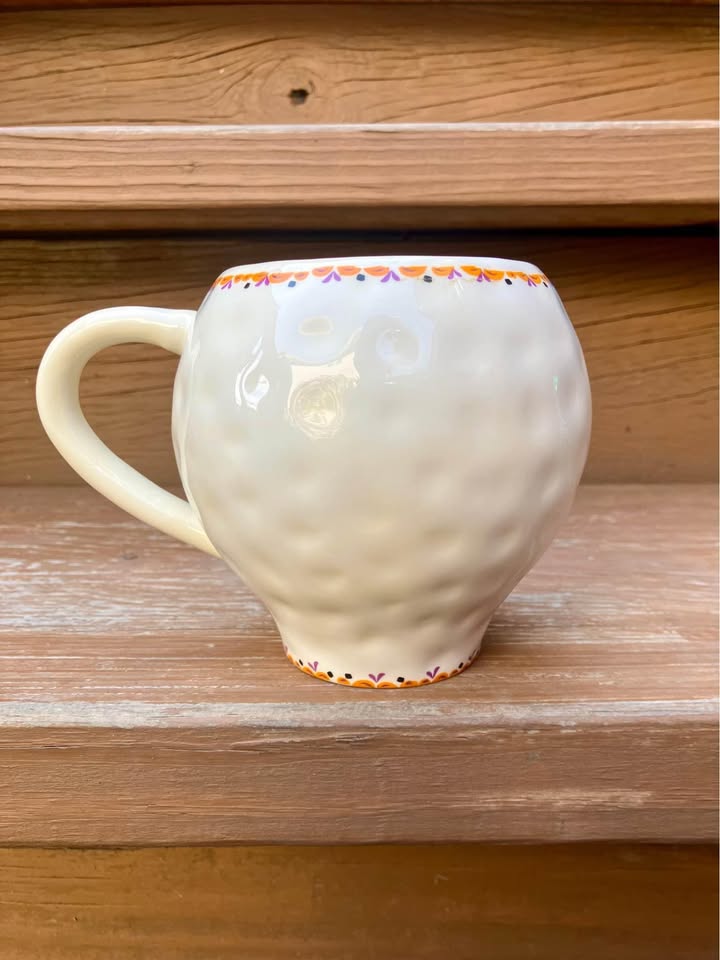 Natural Life Sugar Skull Mug - Like New - photo 4
