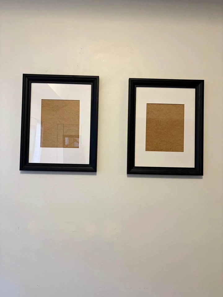 Set of 2 Black EDSBRUK Frames (12x16)