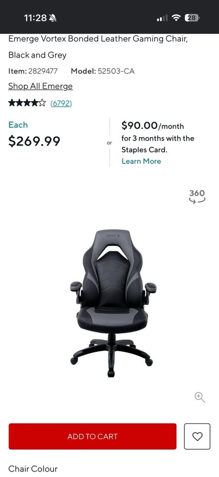 Emerge Gaming Chair - photo 2