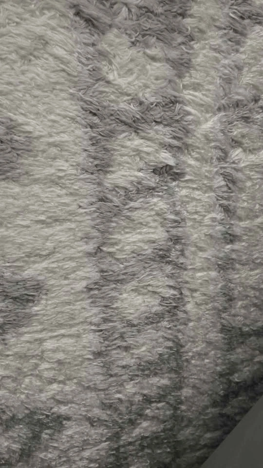 nuLOOM Renata Moroccan Shag Area Rug, 8x10, Grey + Rug Pad - photo 3
