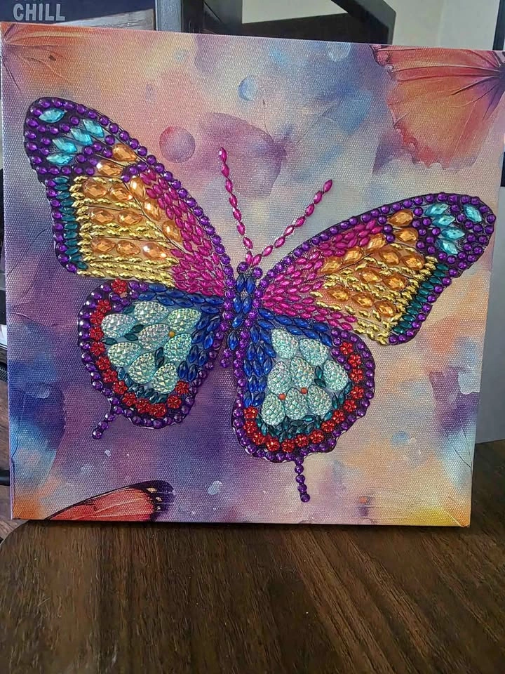 Colorful Butterfly Diamond Painting Canvas