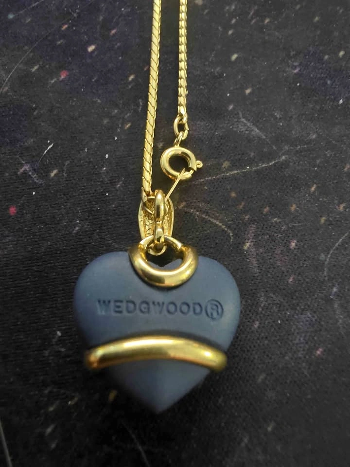 Wedgwood Heart Pendant Necklace