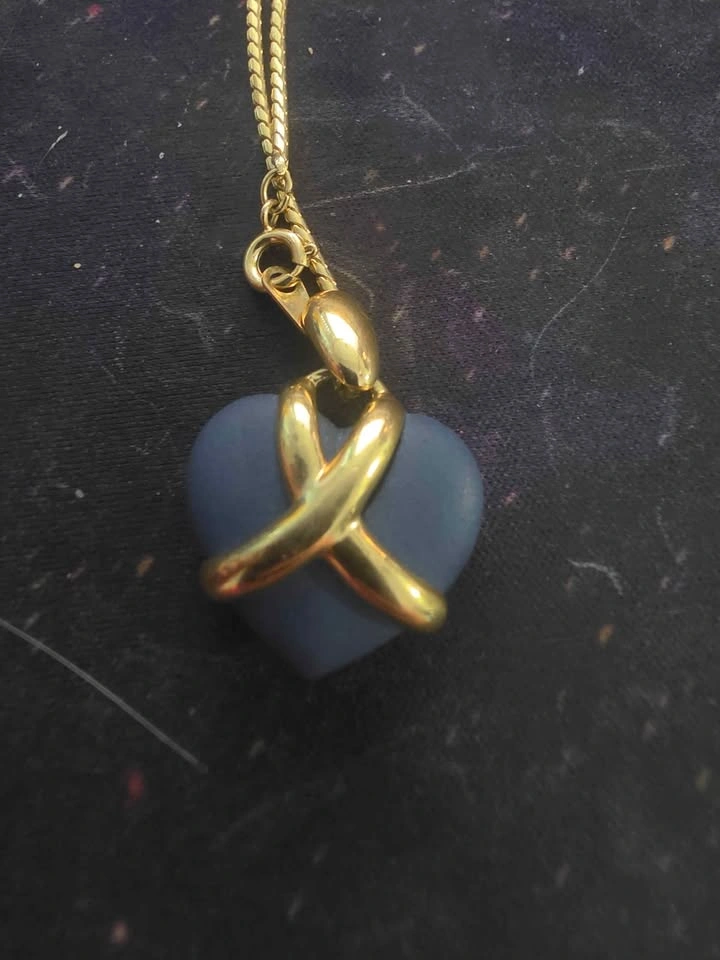 Wedgwood Heart Pendant Necklace - photo 2
