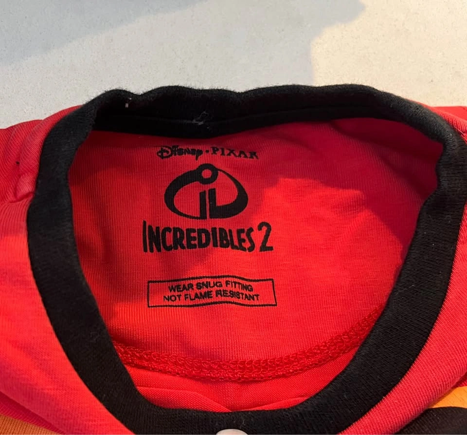 Disney Pixar Incredibles 2 Pajama Set Size 3T - photo 2