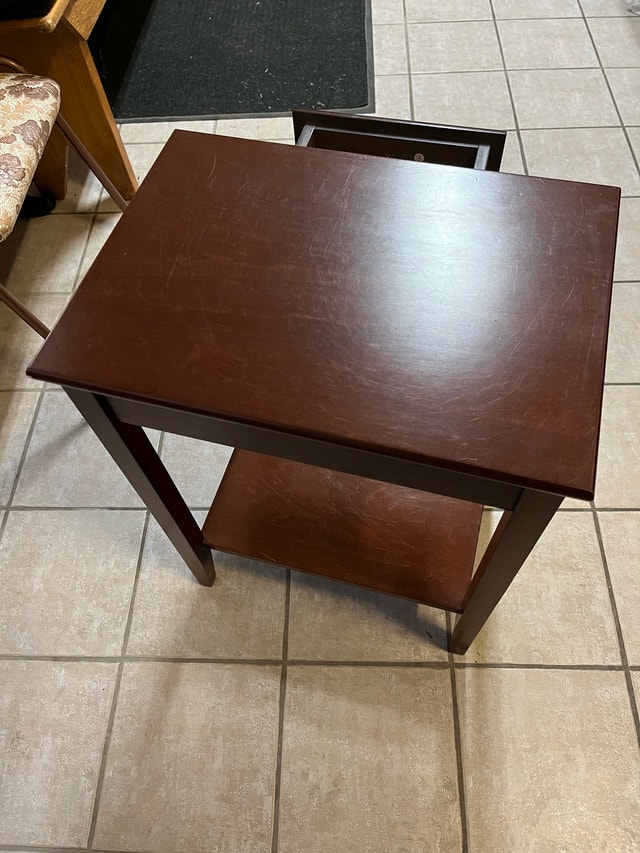 Wood Side Table - photo 4
