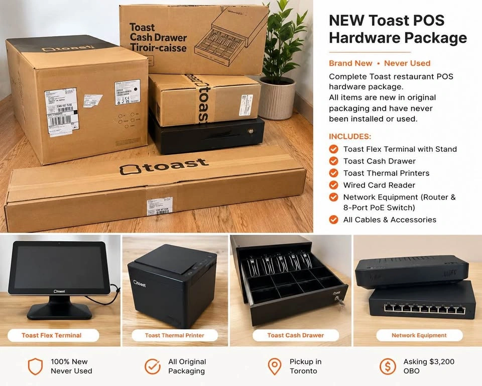 NEW Toast POS Hardware Package