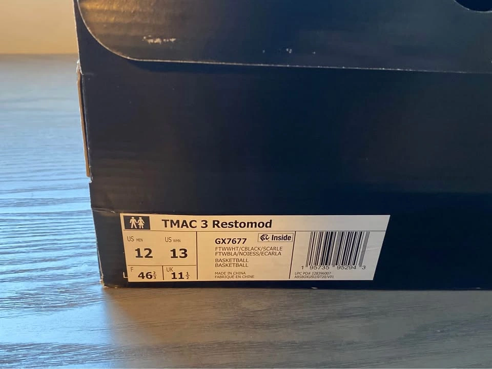 Adidas Tmac 3 Restomod Tracy Mcgrady X Allen Iverson size 12 US - photo 4
