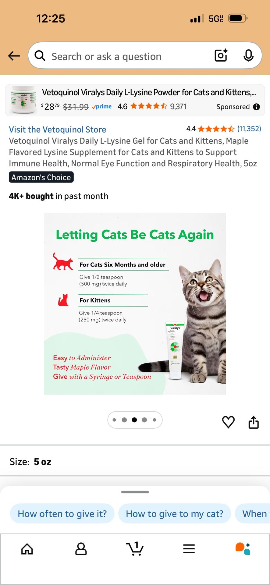 Viralys cat supplement 2 Tubes - photo 5