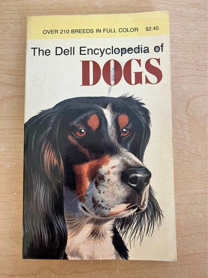 Vintage Dell Encyclopedia of Dogs Book