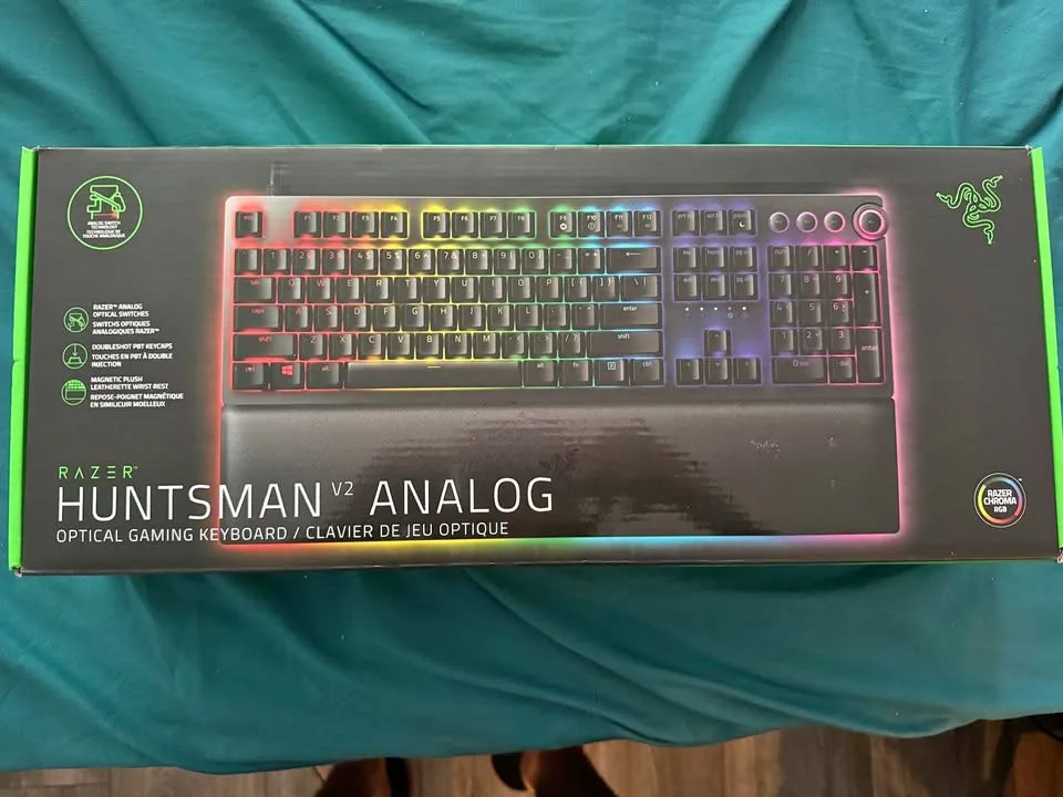 Razer Huntsman V2 Analog Gaming Keyboard thumbnail