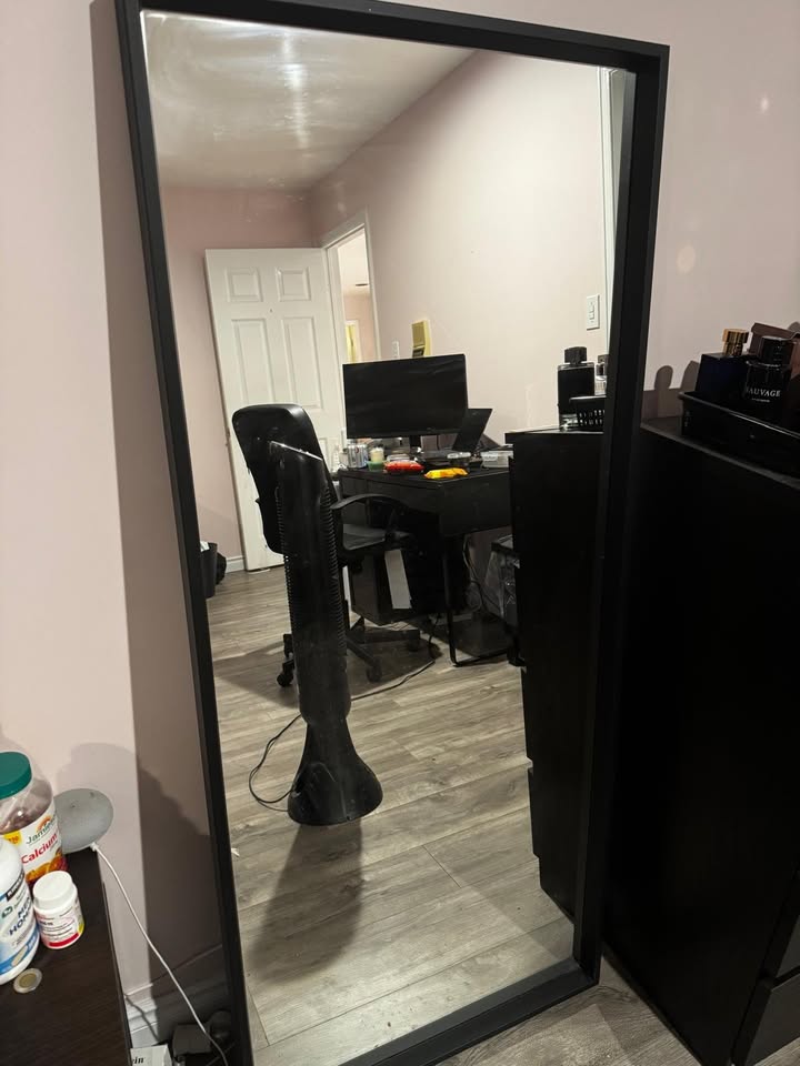 IKEA NISSEDAL Black Wall / Full-Length Mirror - photo 2