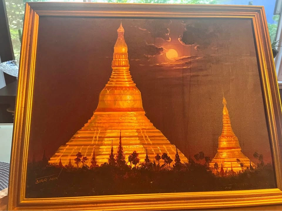 Shwedagon Pagoda 19”x15.5”
