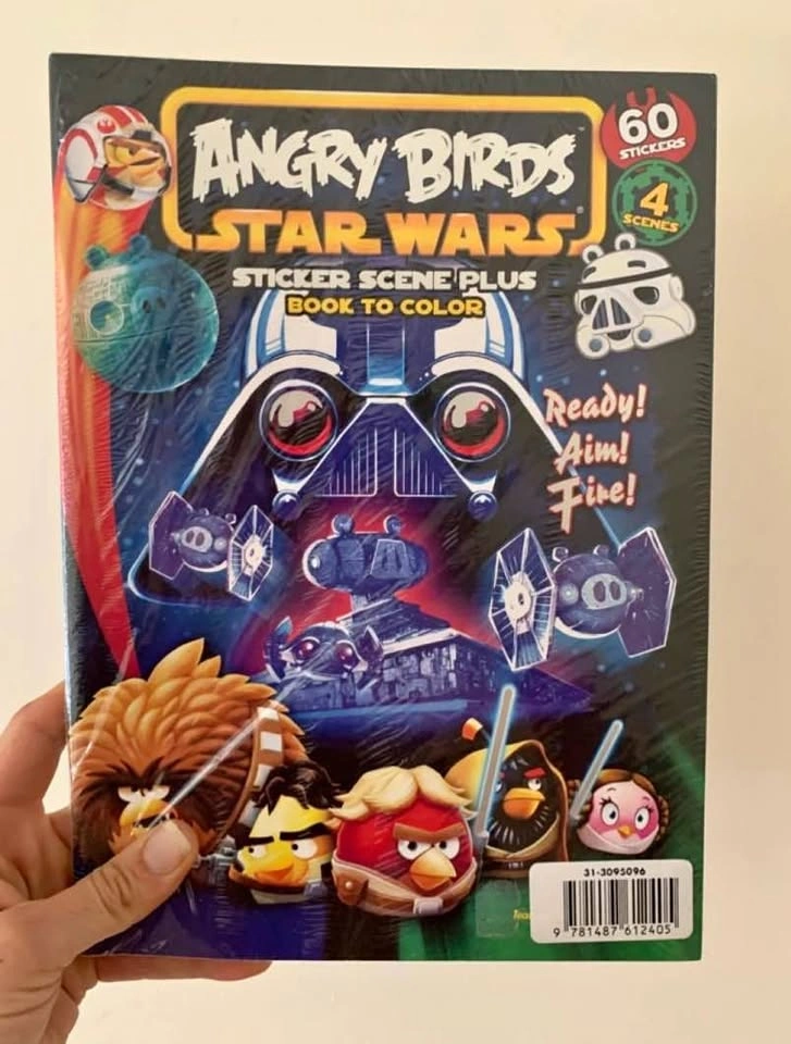 Angry Birds Star Wars Sticker and Color Book