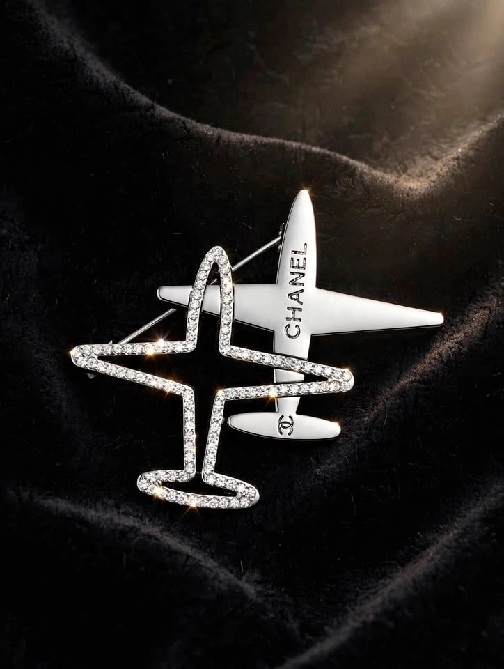 Airplane Brooch