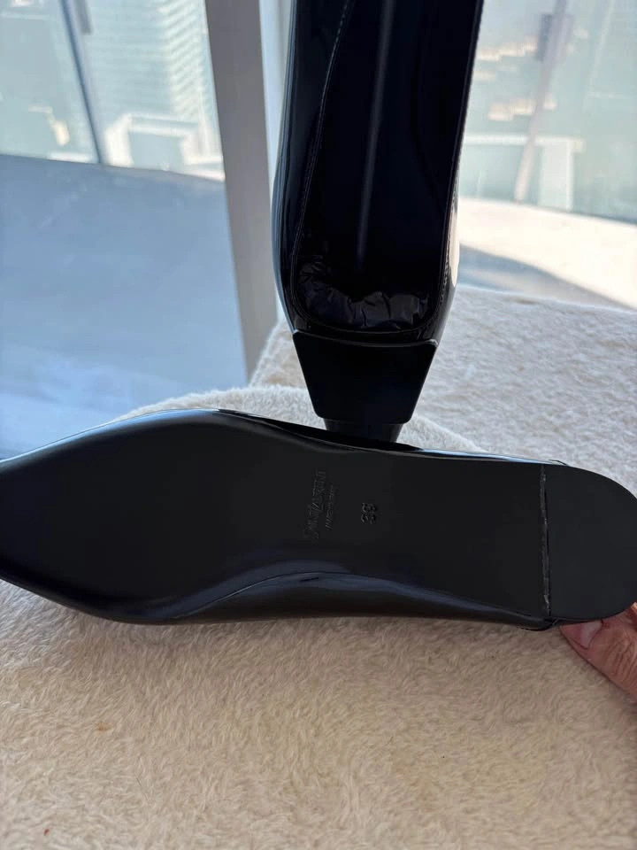 Poppy Ballerinas ysl in Black Patent Leather - photo 2