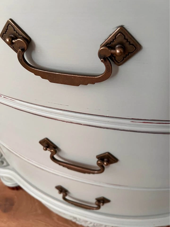 Pair (2) of Solid Wood Bombay Style Nightstands | Refinished - photo 4