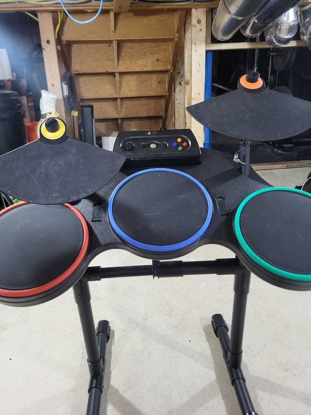Xbox 360 Guitar Hero Drum For Parts Or Repair