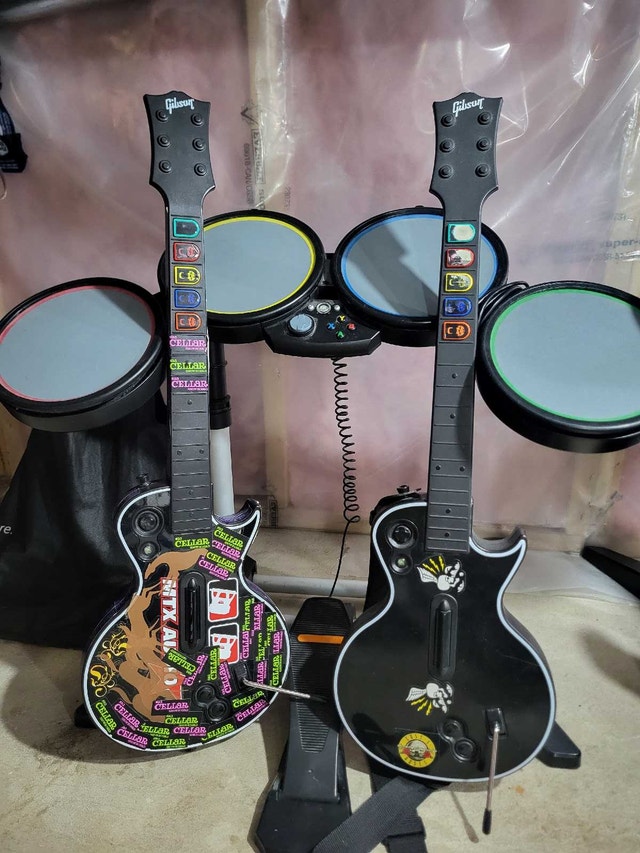 Xbox 360 Rock Band & Guitar Hero Setup