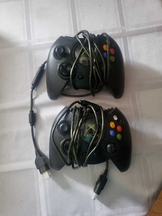 xbox original duke controllers