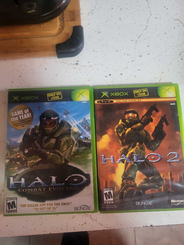 halo & halo 2 xbox