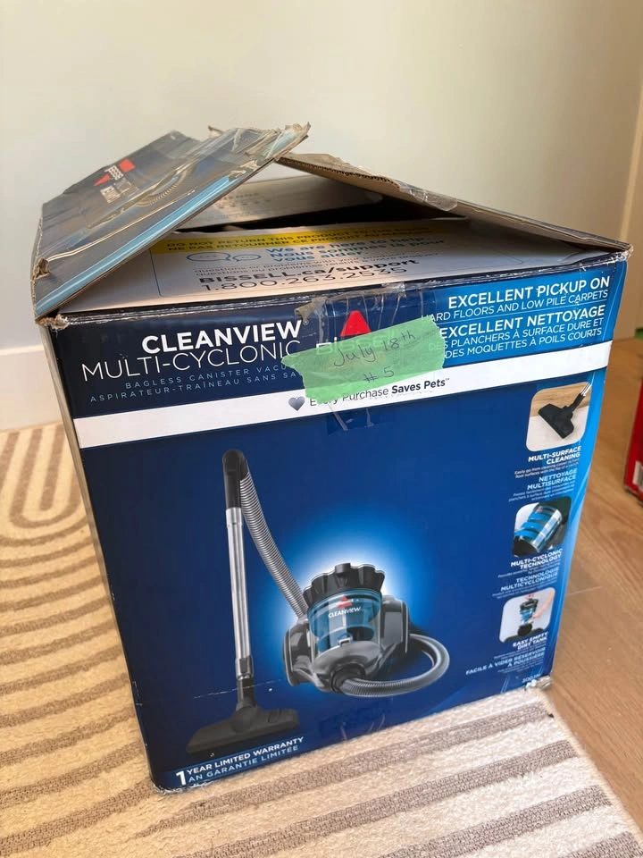Used Bissell CleanView Bagless Cannister Vacuum - photo 2