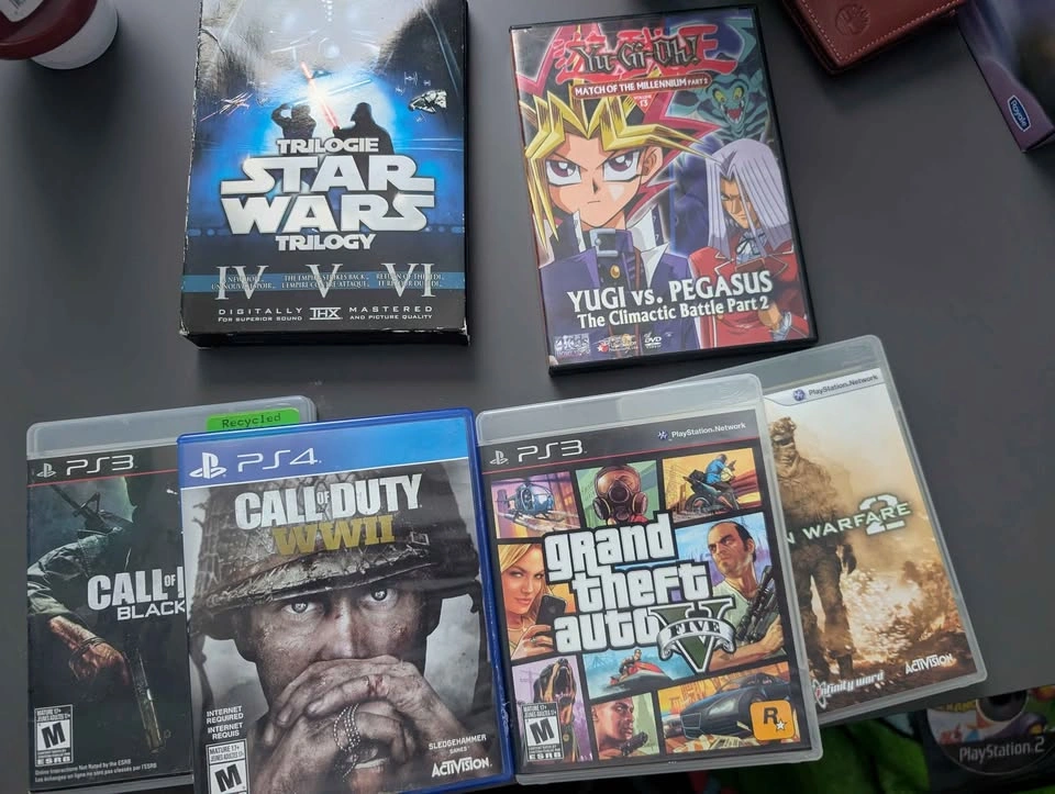 PS3, PS4 Games, Yu-Gi-Oh, and Star Wars Movies - photo 2