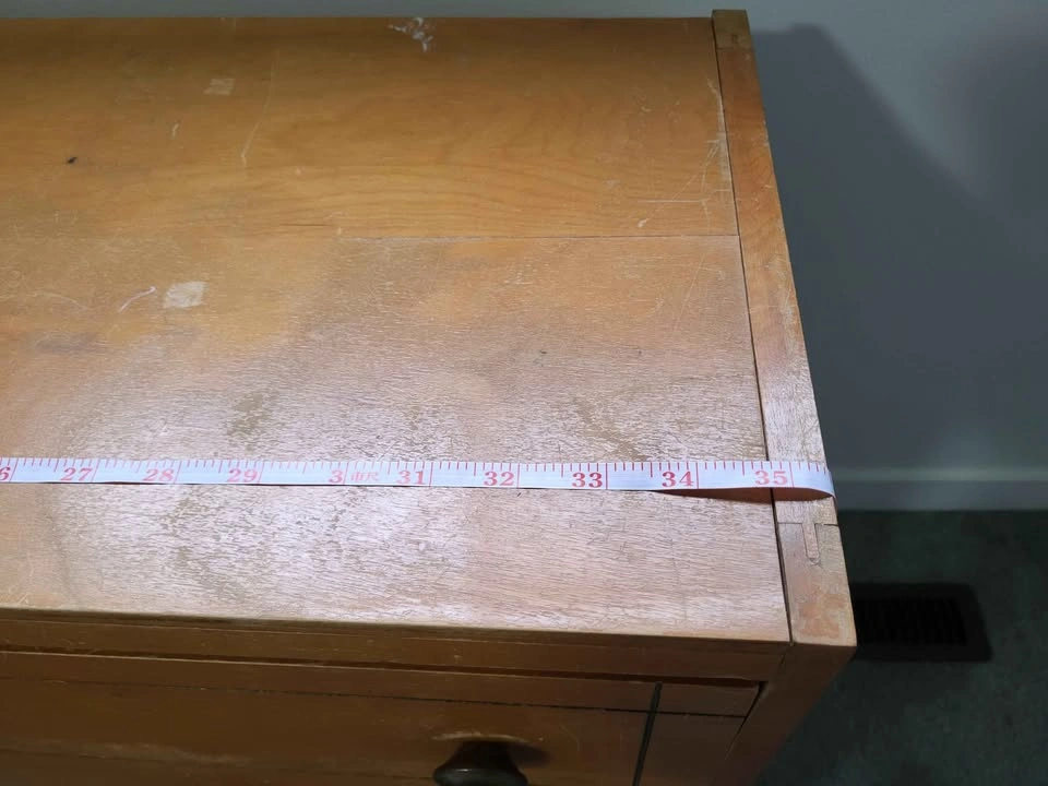 Vintage Mid-Century Modern 6-Drawer Double Dresser Project Piece - photo 5