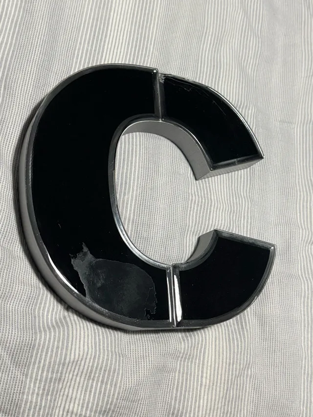 Large Black Letter C Decor thumbnail