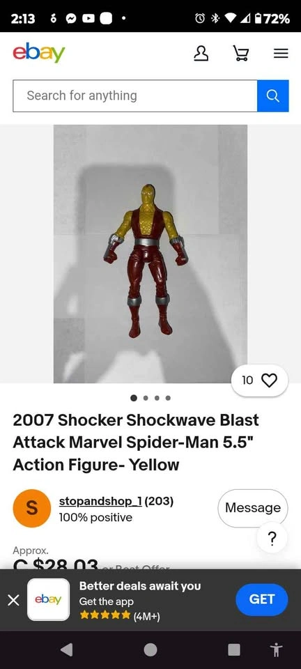 Vintage 2007 Hasbro Marvel Spider-Man 3 Shocker Action Figure - photo 5
