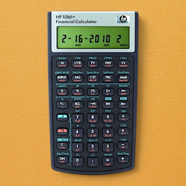 HP 10bII+ Financial Calculator - Brand New in Case, Full Set