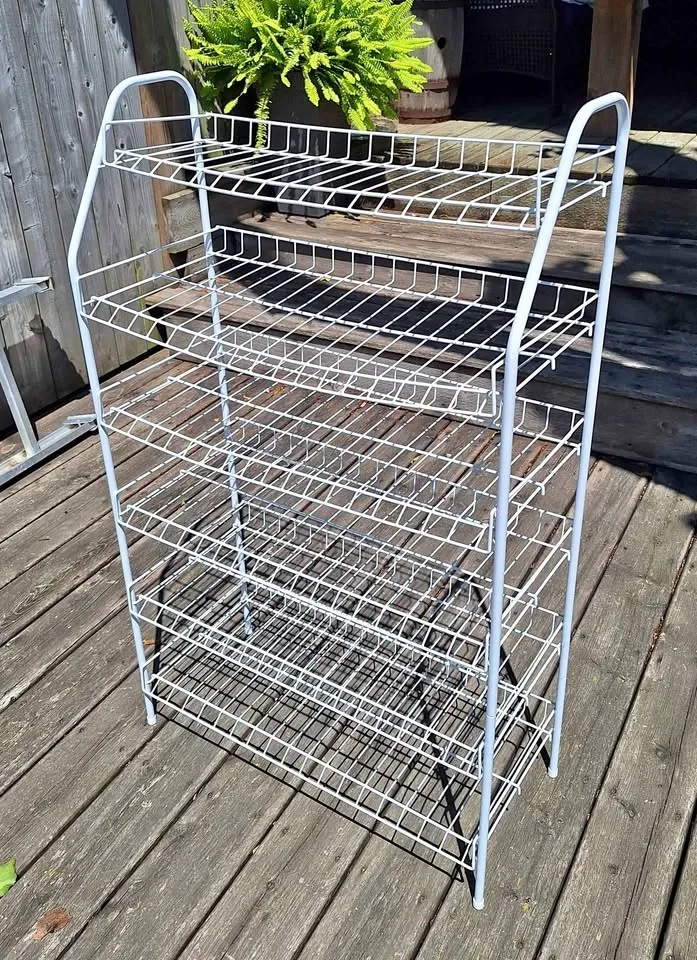 6 Shelf Wire Shoe Rack