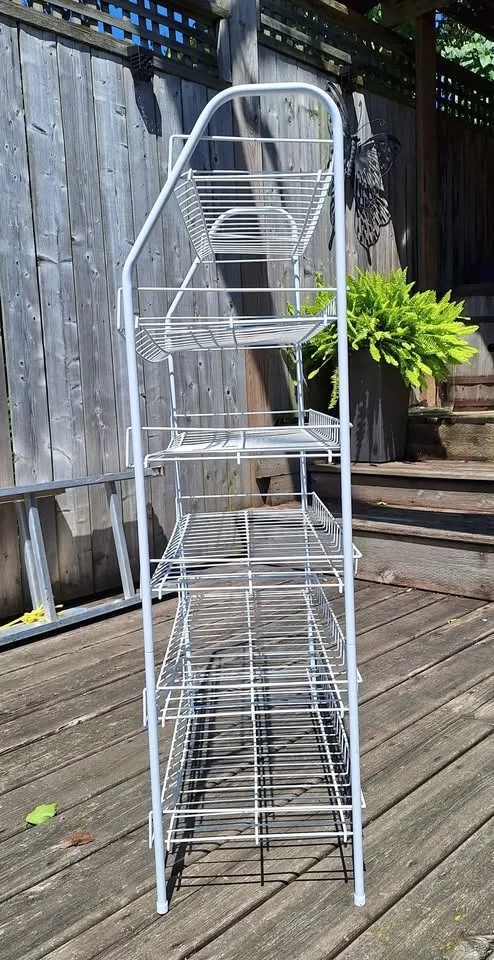 6 Shelf Wire Shoe Rack - photo 2