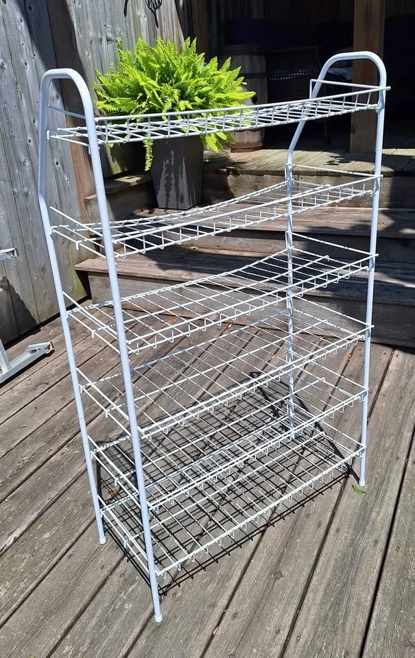 6 Shelf Wire Shoe Rack - photo 3