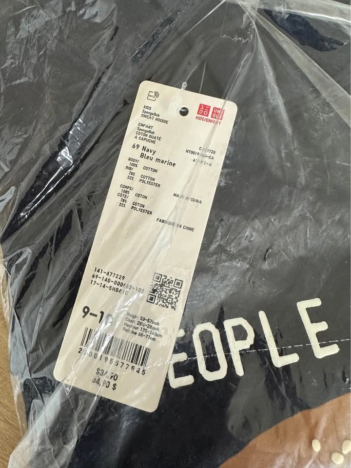 Uniqlo SpongeBob SquarePants Krusty Krab Hoodie - photo 5