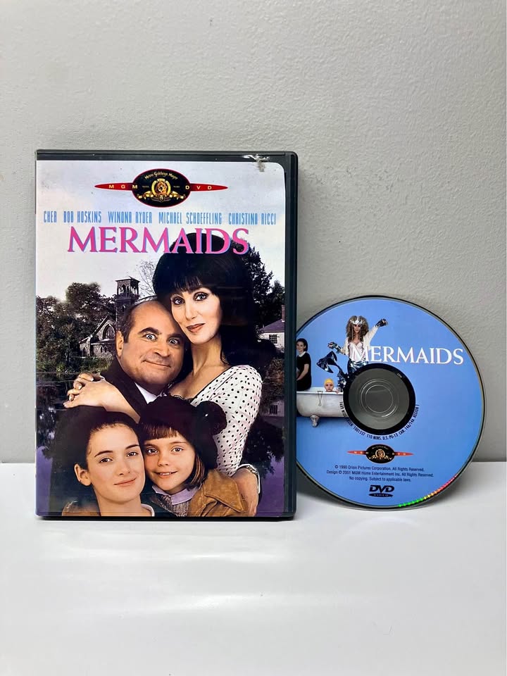 Mermaids Widescreen DVD Starring Cher - Excellent Cond.