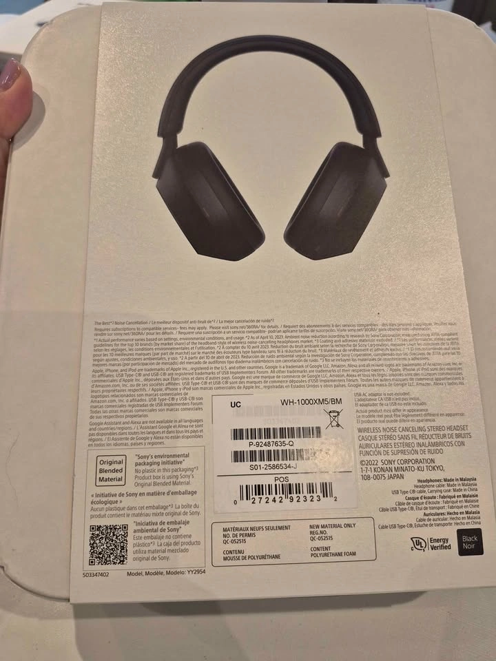 Sony WH-1000XM5 XM5 headphones BNIB - photo 2