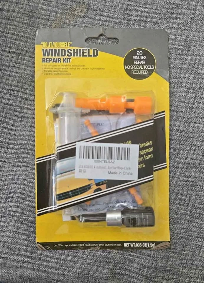 20 Minute Windshield Repair Kit
