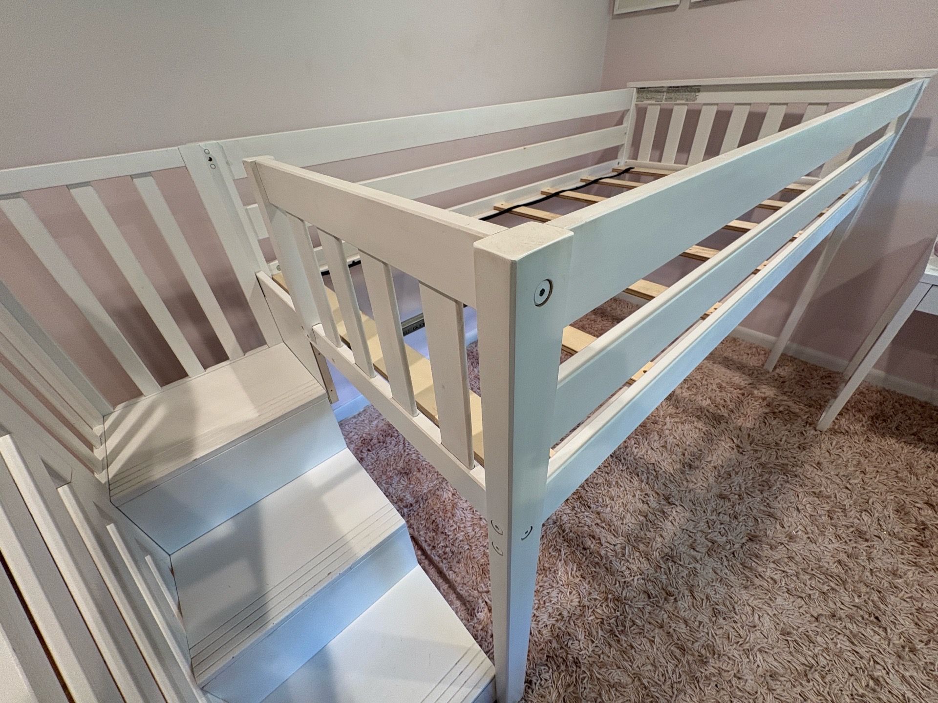 Twin Low Loft Bed with Staircase - photo 5