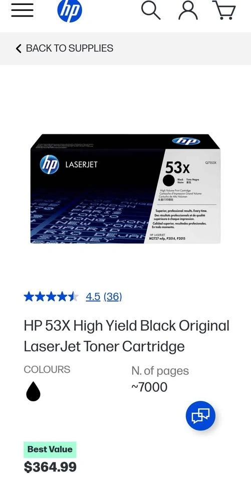 The Original HP 53X (Q7553X) High-Yield Black Toner - brand new, - photo 2