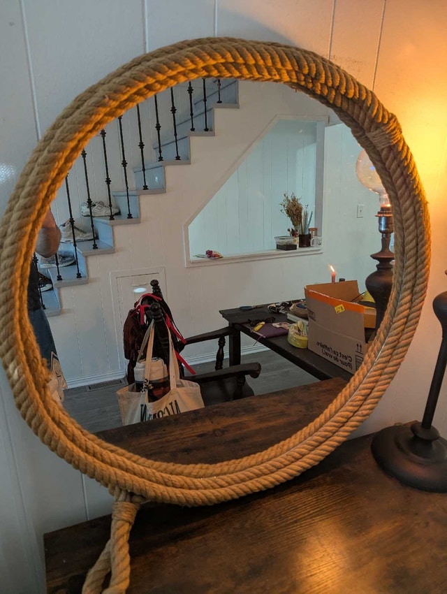 Nautical Rope Wall Mirror