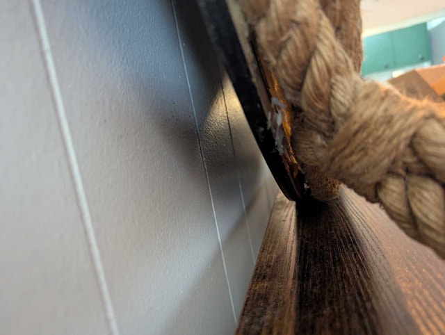 Nautical Rope Wall Mirror - photo 2